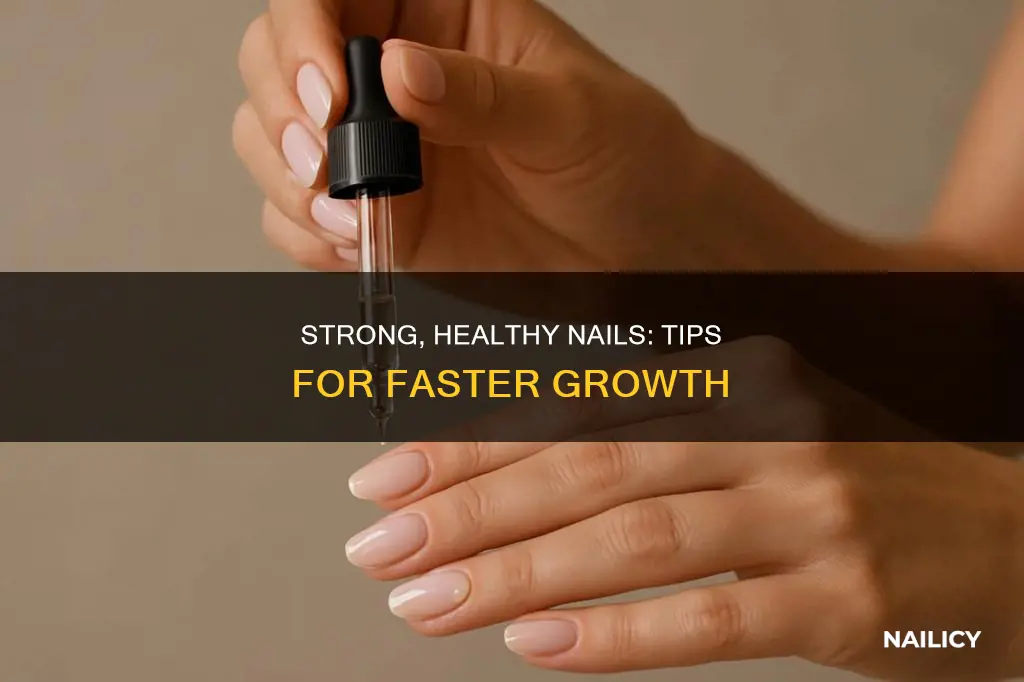 how to grow finger nails fast