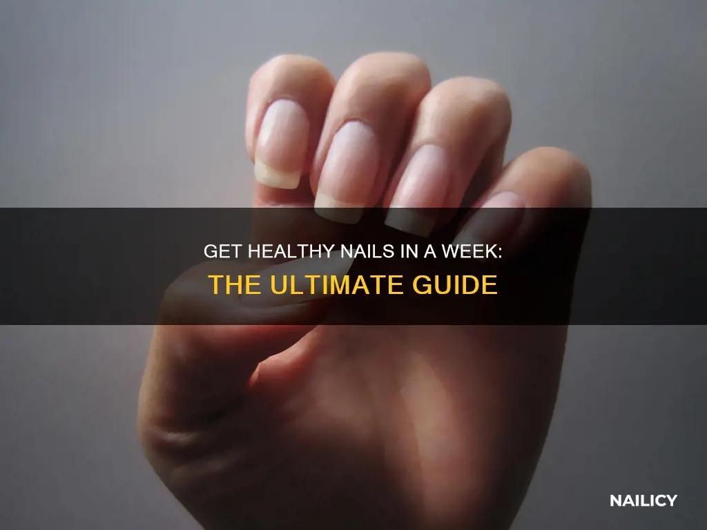 how to grow healthy nails in a week