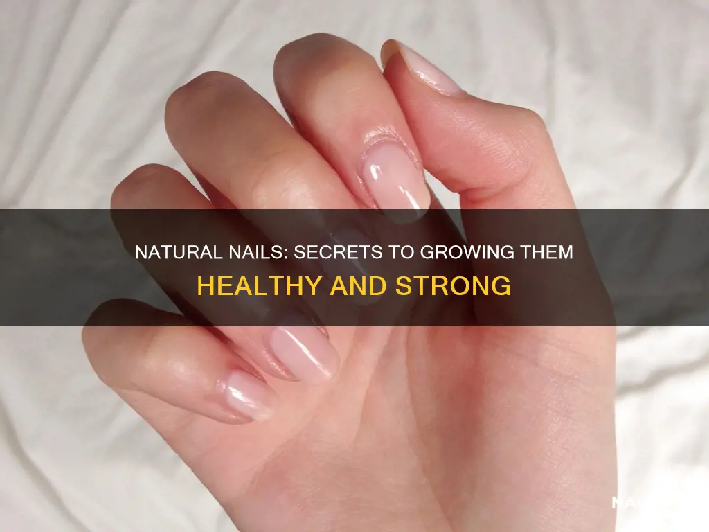 how to grow healthy natural nails