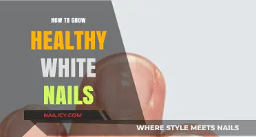 White Nails: Tips for Healthy Growth