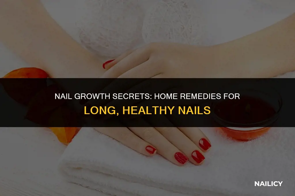 how to grow long nails using home remedies
