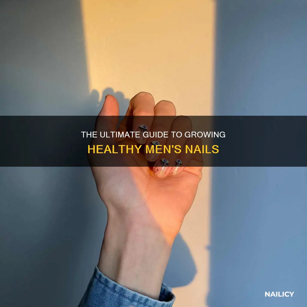 how to grow mens nails