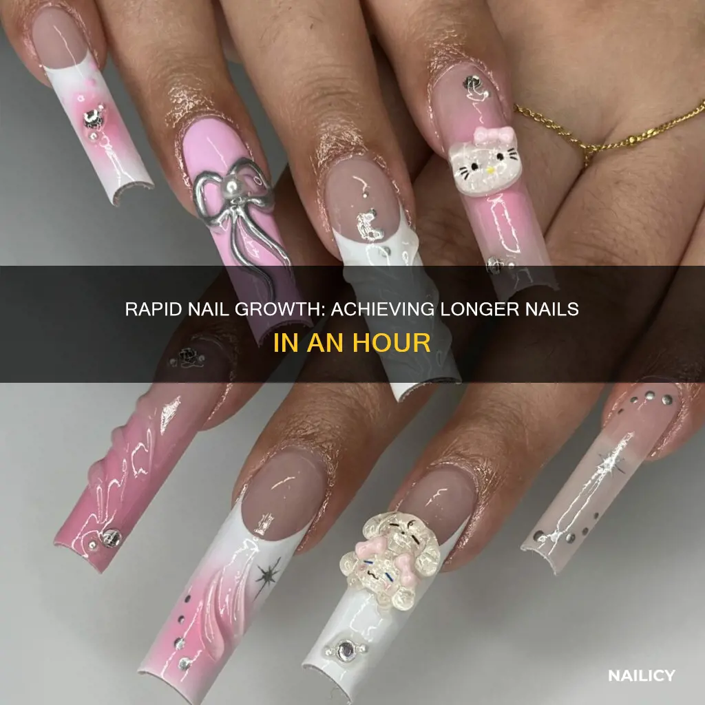 how to grow my nails fast in 1 hour