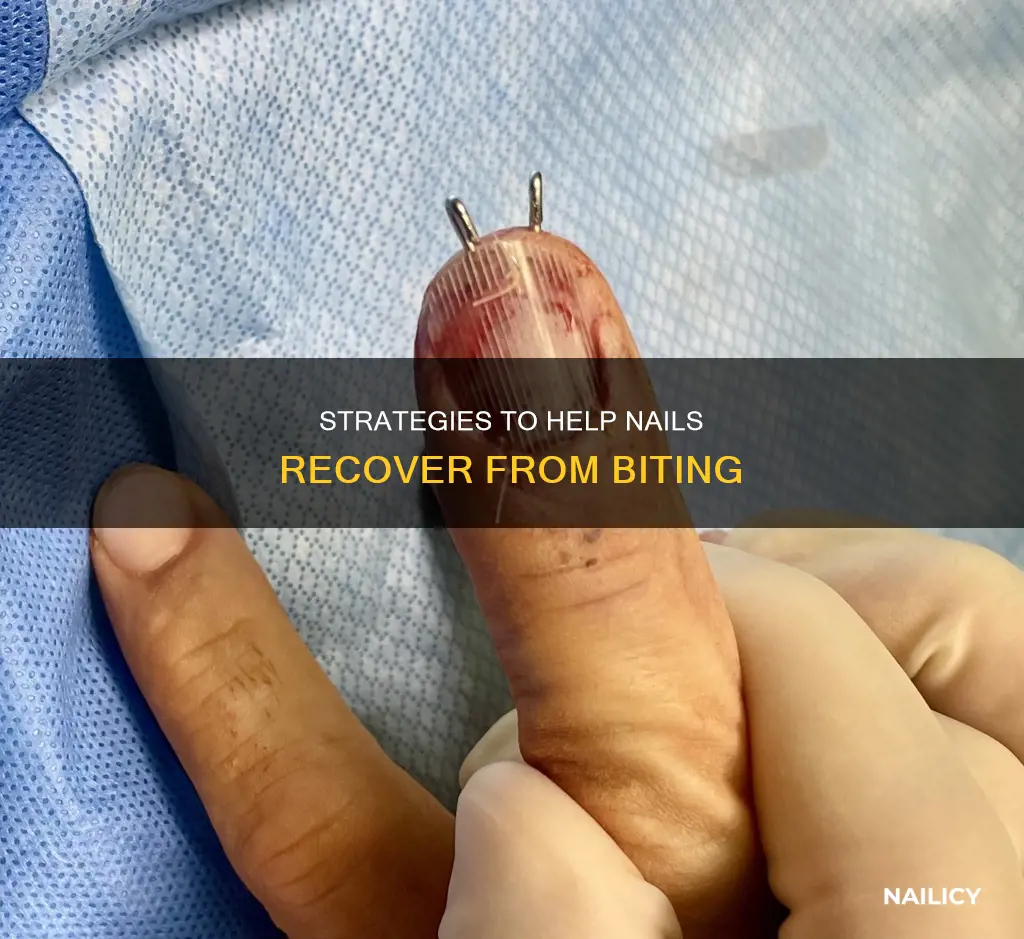 how to grow nail bed after biting