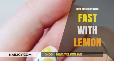 Lemon Power: Fast Nail Growth
