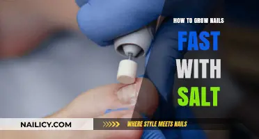 Salt Solution for Faster Nail Growth