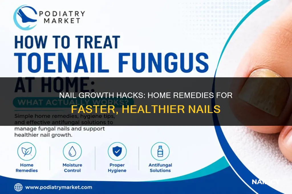 how to grow nails faster using home remedies