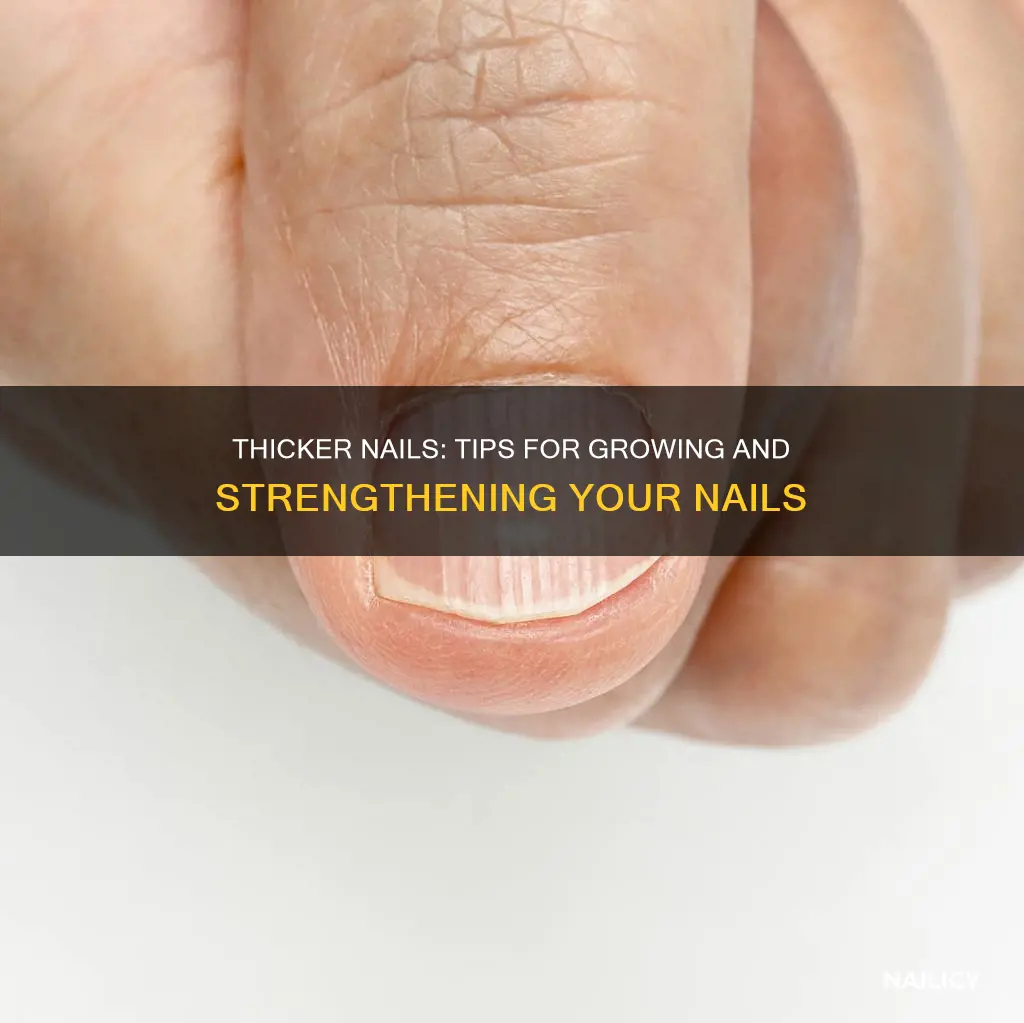 how to grow nails thicker