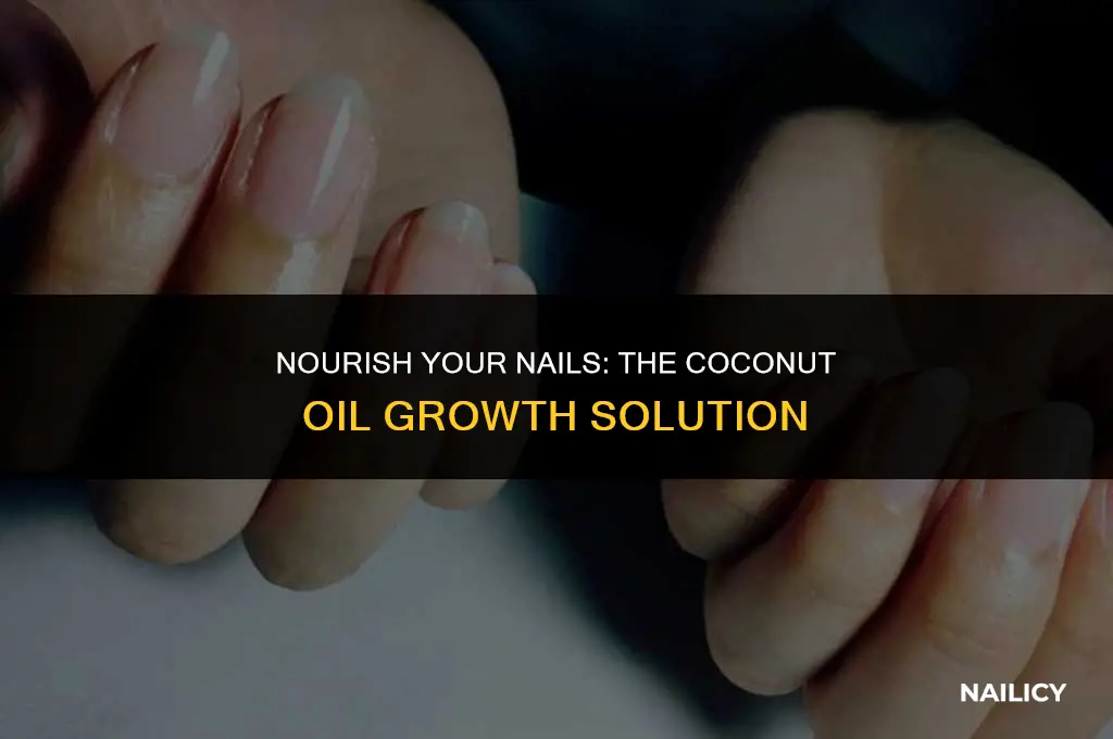 how to grow nails using coconut oil