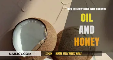 Natural Nail Growth: Coconut Oil and Honey Treatment