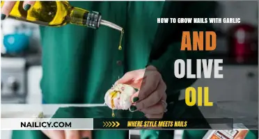 Natural Nail Growth: Olive Oil and Garlic Treatment