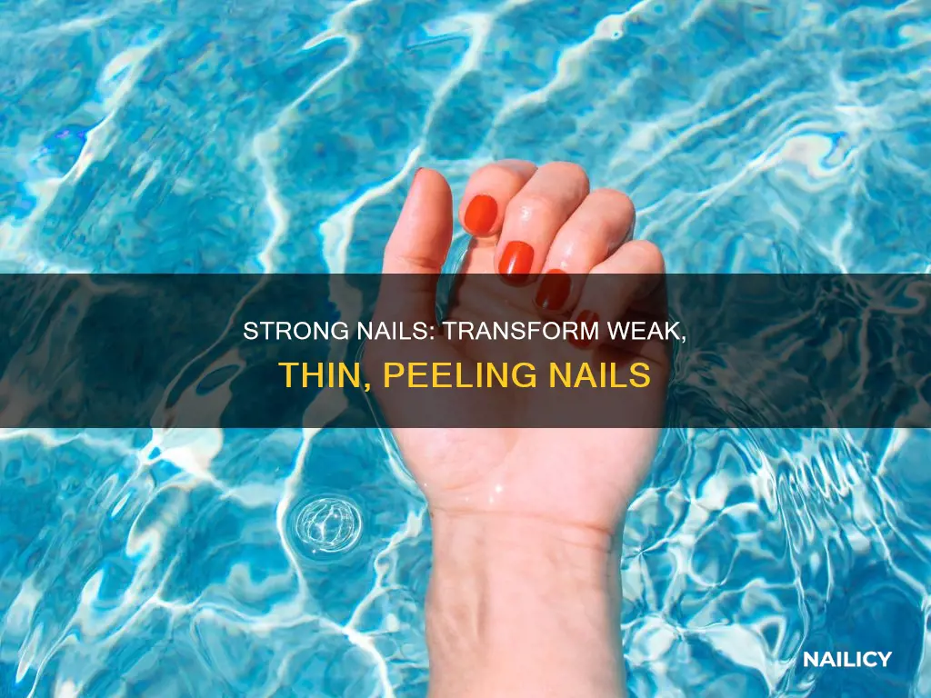 how to grow strone nails from weak thin peeling nails