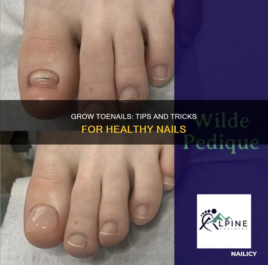 how to grow toe nail