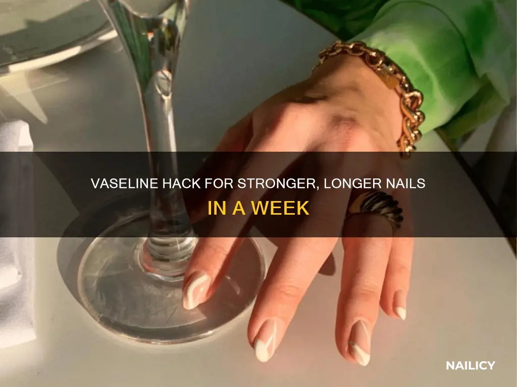 how to grow your nails in a week with vaseline