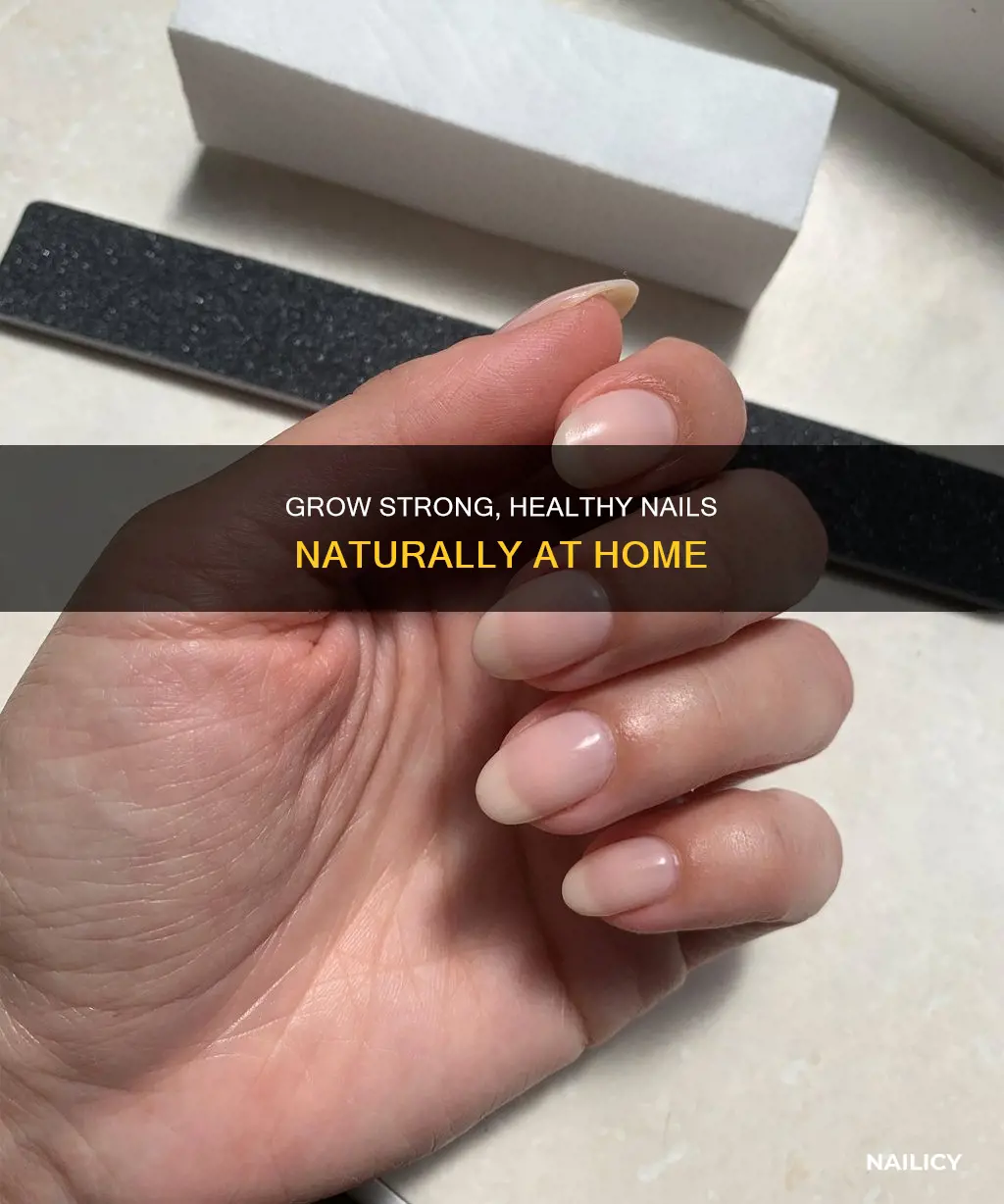 how to grow your nails naturally at home