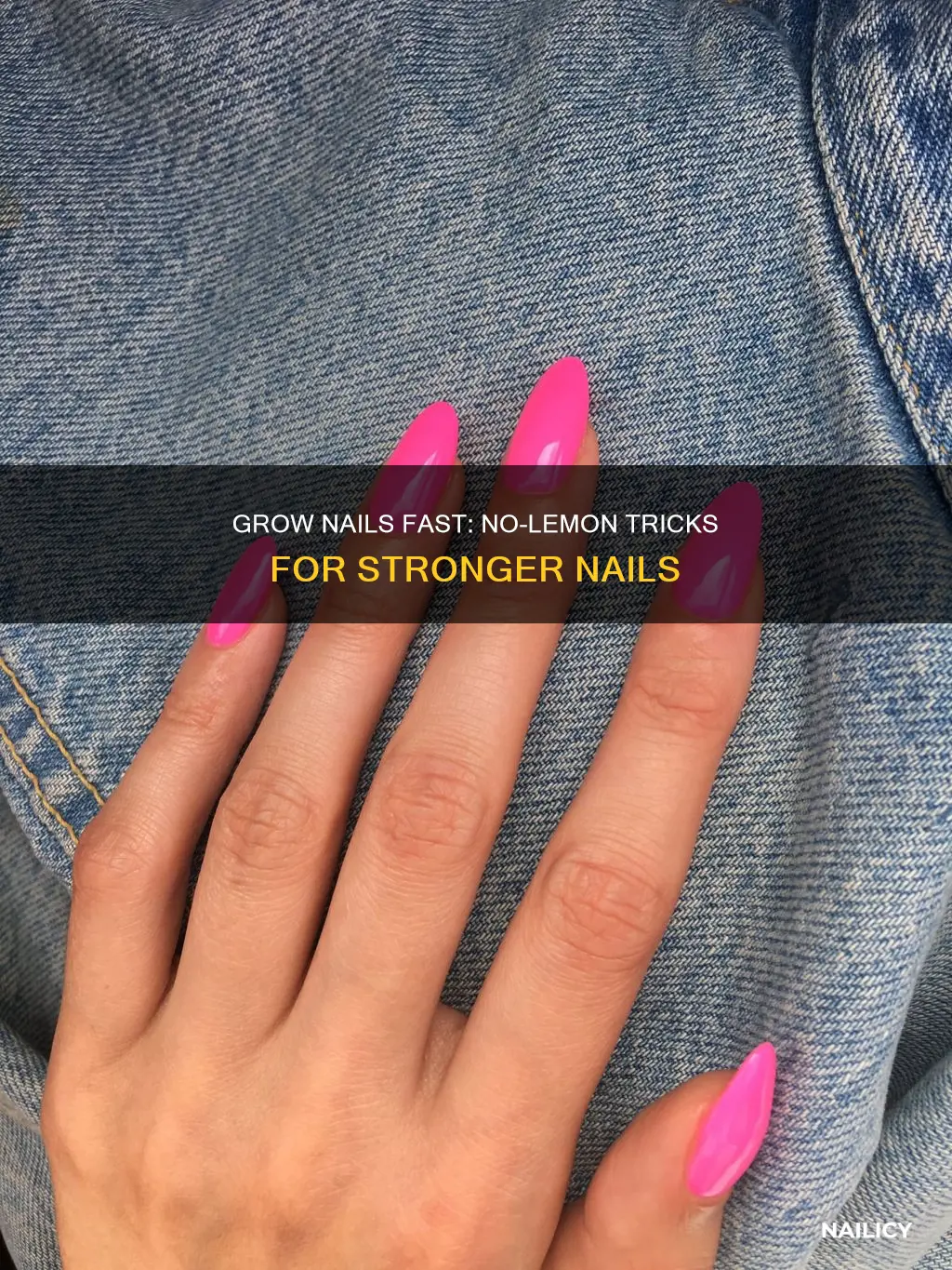 how to grow your nails overnight without lemon juice