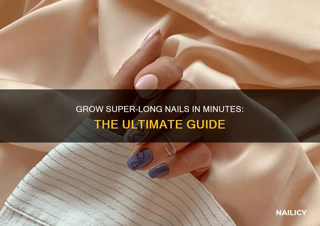 how to grow your nails super long in 5 minutes