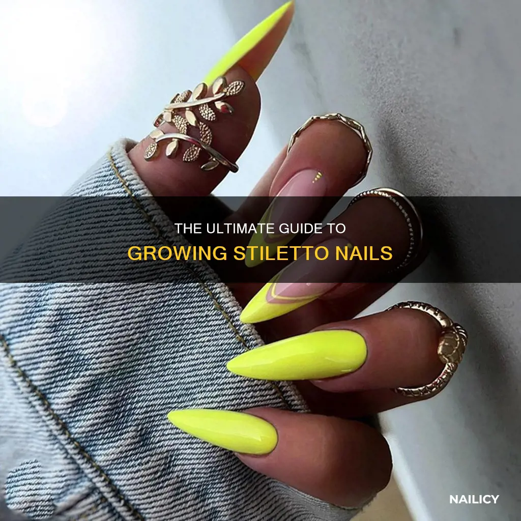 how to grow your own stiletto nails