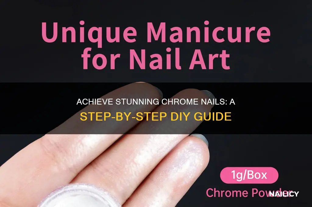 how to gte chrome nails