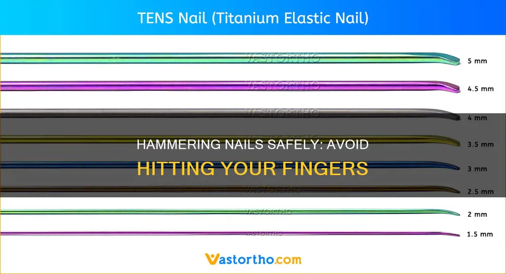 how to hammer a nail without hitting your finger