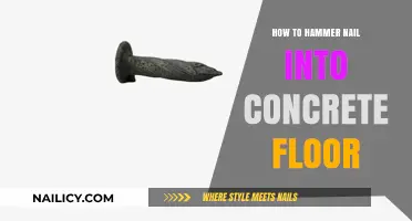 Mastering the Art of Hammering Nails into Concrete Floors Effortlessly