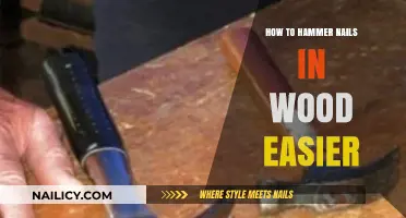 Mastering the Art of Effortless Nail Hammering in Wood
