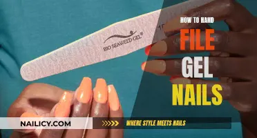 Gel Nails: Hand Filing for a Smooth Finish