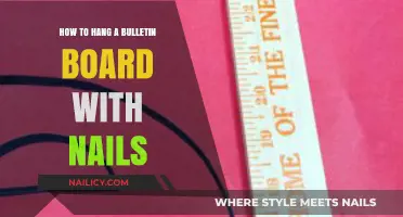 Easy Steps to Hang a Bulletin Board with Nails Perfectly