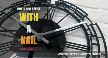 Easy Steps to Hang a Clock with a Nail Perfectly
