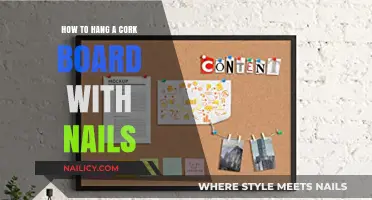 Easy Steps to Hang a Cork Board with Nails: A Guide