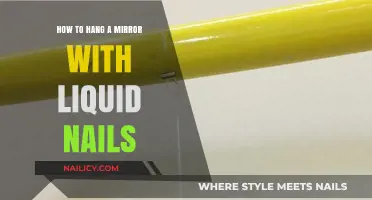 Hanging Mirrors with Liquid Nails: A Step-by-Step DIY Guide