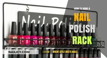 Easy Steps to Hang a Nail Polish Rack for Organized Storage
