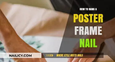 Mastering the Art of Hanging a Poster Frame with a Nail
