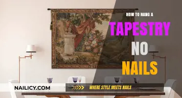 Creative Ways to Hang a Tapestry Without Nails or Damage