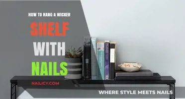 Easy Guide to Hanging a Wicker Shelf with Nails