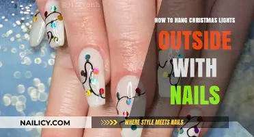 Easy Guide to Hanging Christmas Lights Outside Using Nails