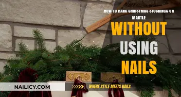 Creative Ways to Hang Christmas Stockings on Your Mantle Without Nails