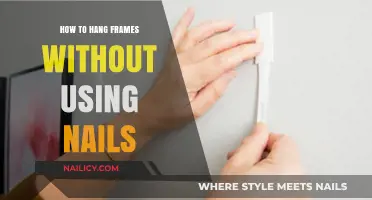 Effortless Elegance: Hanging Frames Without Nails