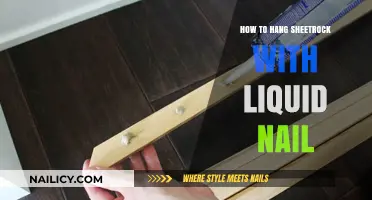 Mastering Sheetrock Installation: Liquid Nails Application Guide for Beginners