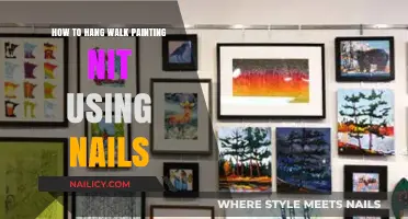 Effortless Elegance: Hanging Your Walk Painting Without Nails