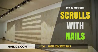 Easy Nail Hanging Tips for Perfectly Displayed Wall Scrolls