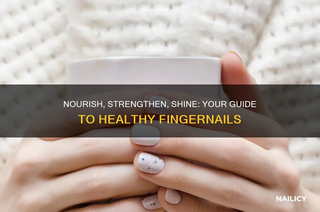 how to have healthy fingernails