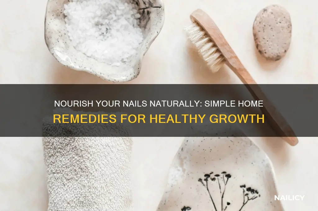 how to have healthy nails home remedies