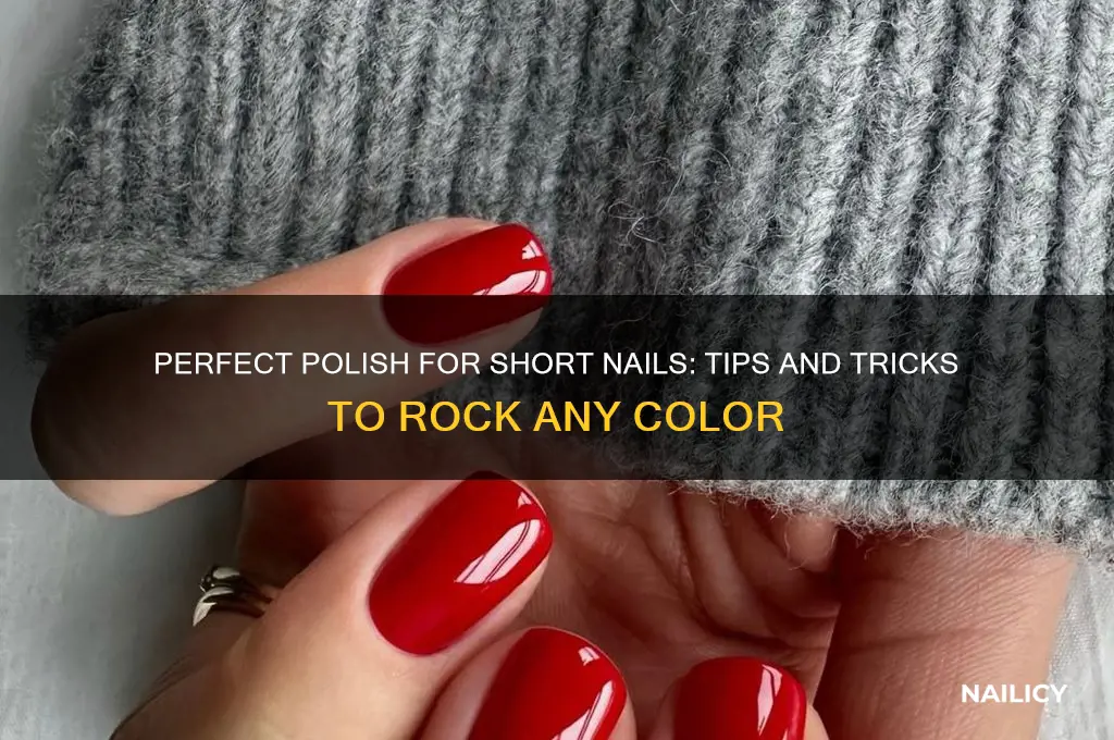 how to have nail polish when you have short nails