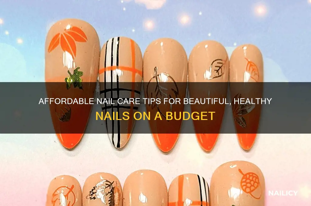 how to have nice nails on a budget