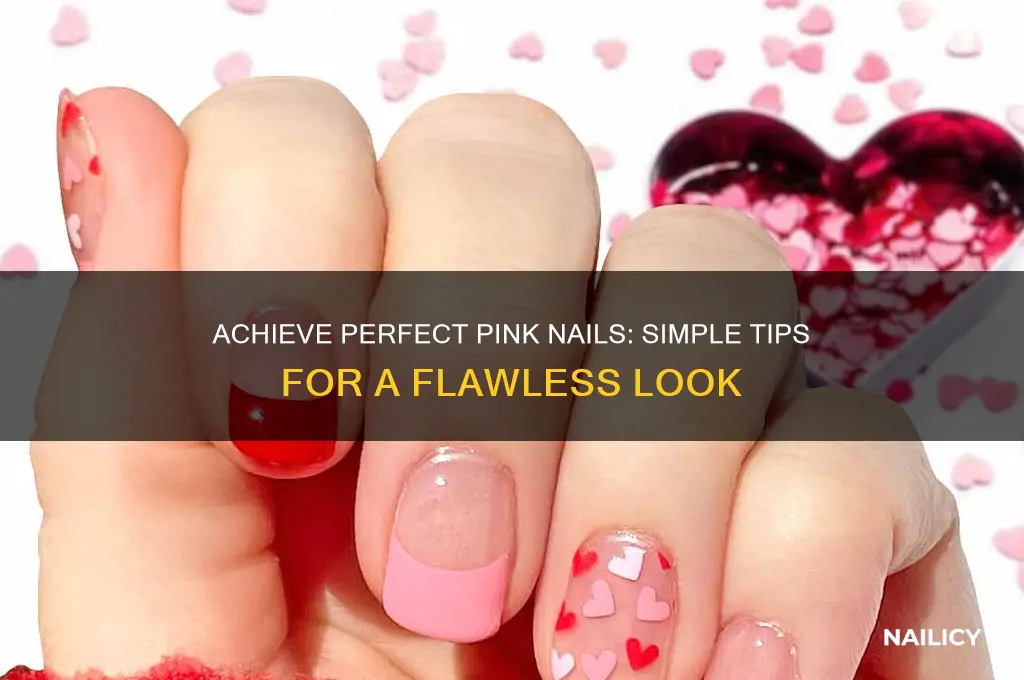how to have pink nails