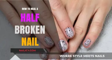 Quick Fixes: Repairing a Half-Broken Nail with Ease