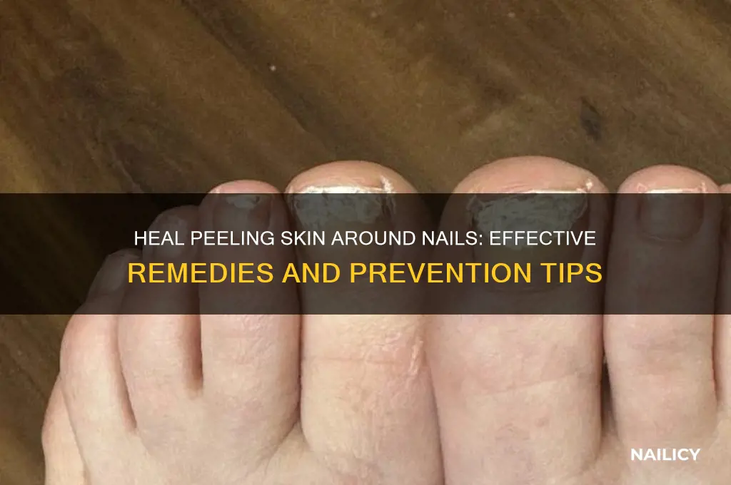 how to heal peeling skin around nails