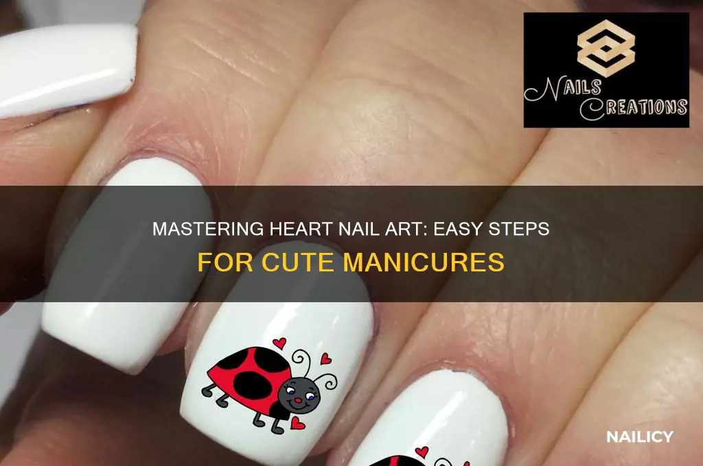 how to heart on nails