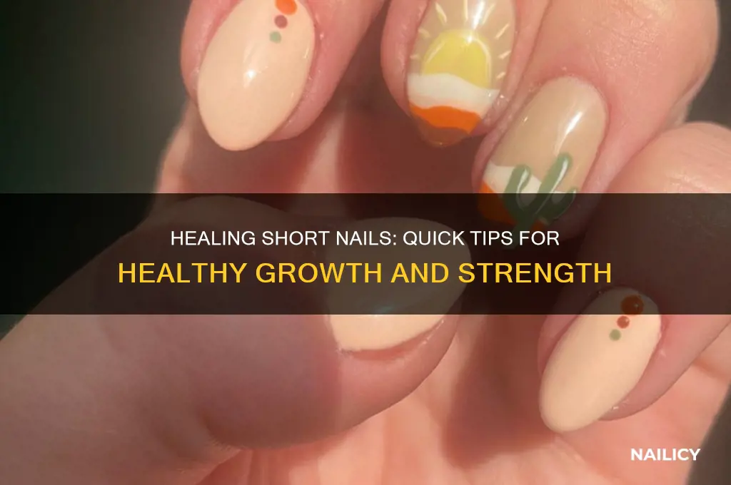 how to help a short nail heal